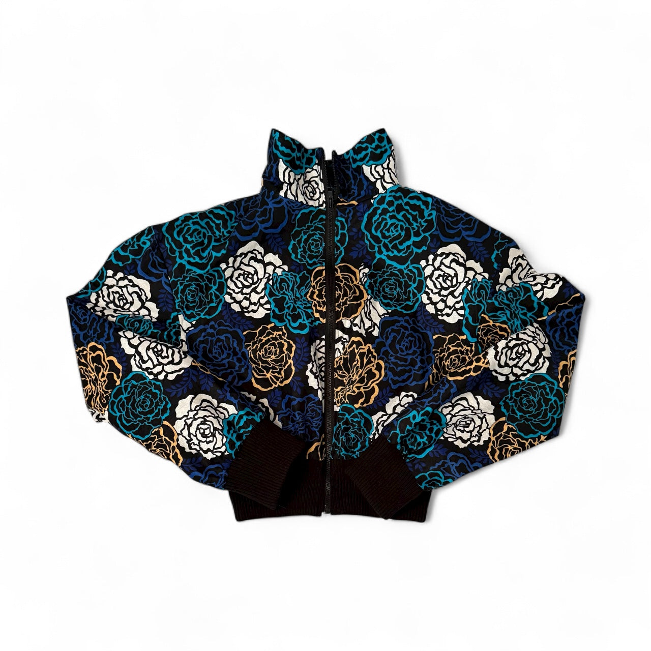 Floral Noir Bomber