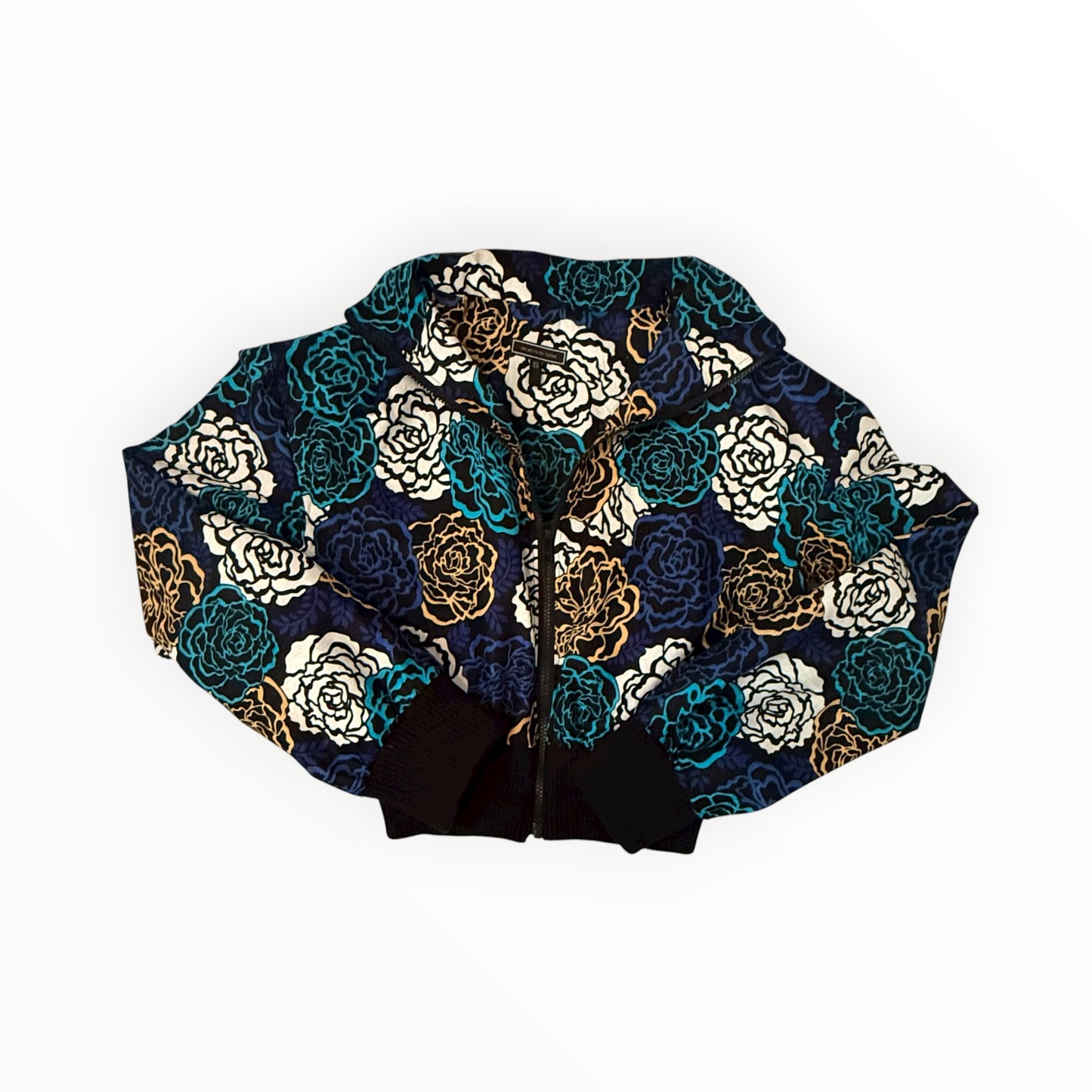 Floral Noir Bomber
