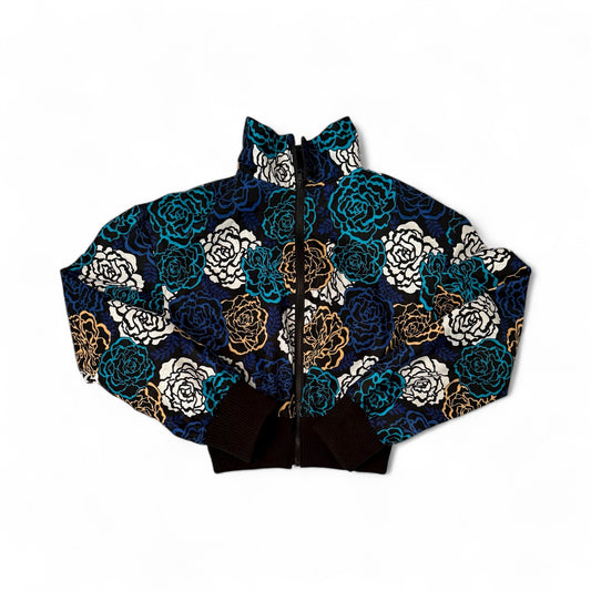 Floral Noir Bomber